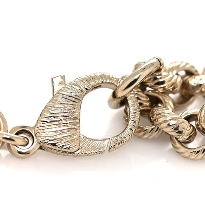 Chanel Metal Crystal 90's Icon Logo Chain Belt Gold 3 of 4