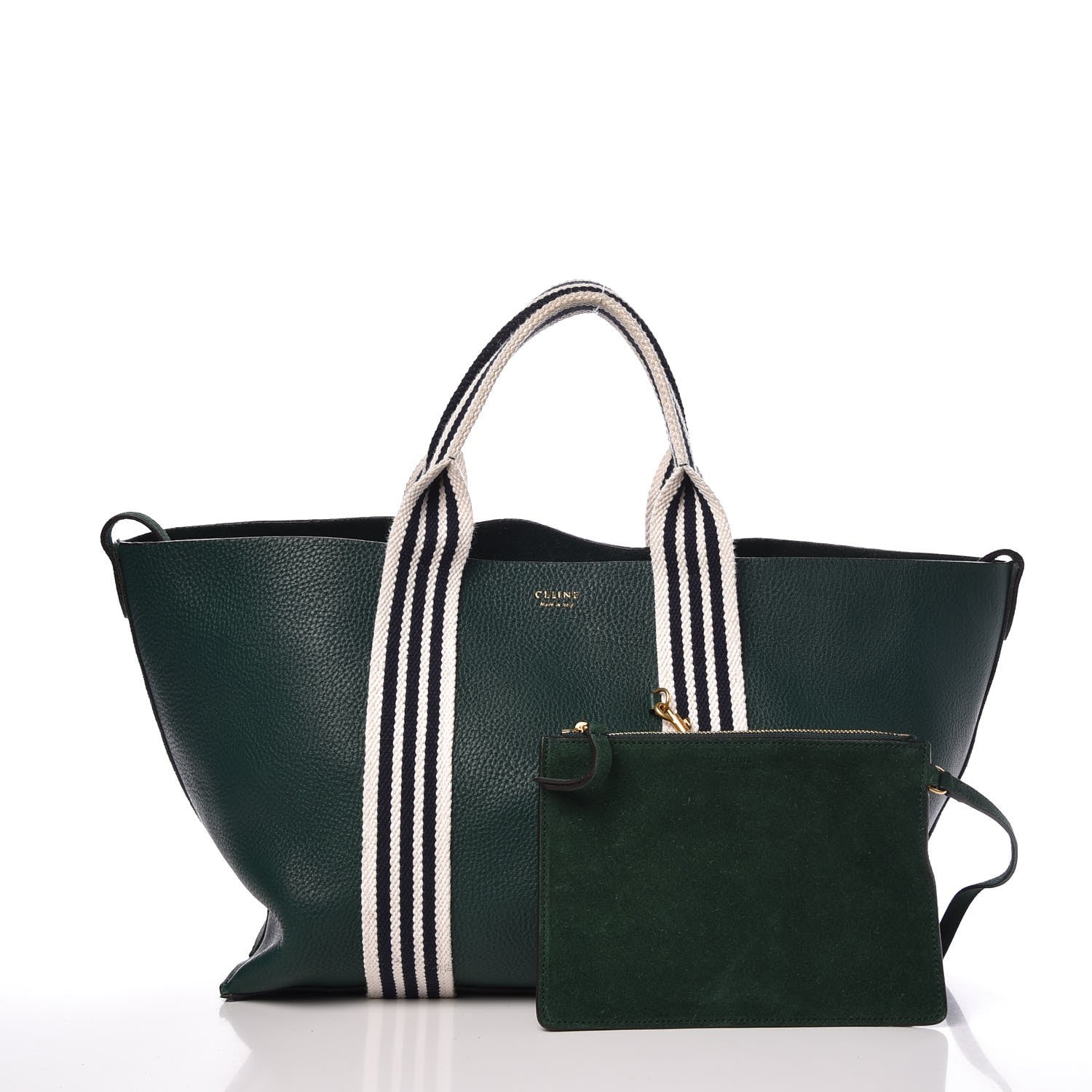 Celine Calfskin Small Soft Tote Amazone 3 of 9