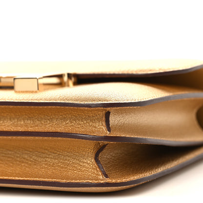 Hermes Metallic Chevre Chamkilight Constance 18 Doré 11 of 12