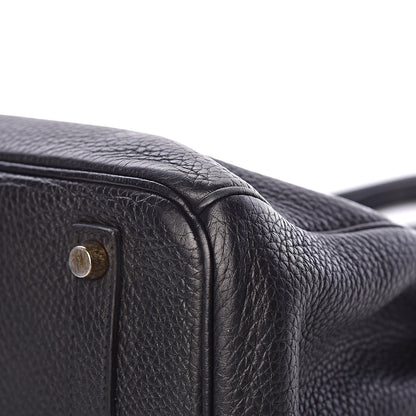 Hermes Taurillon Clemence Birkin 35 Black 12 of 12