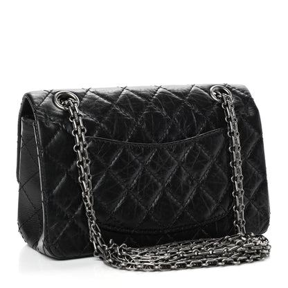 Chanel Aged Calfskin Quilted 2.55 Reissue Mini Flap Black 2 of 4