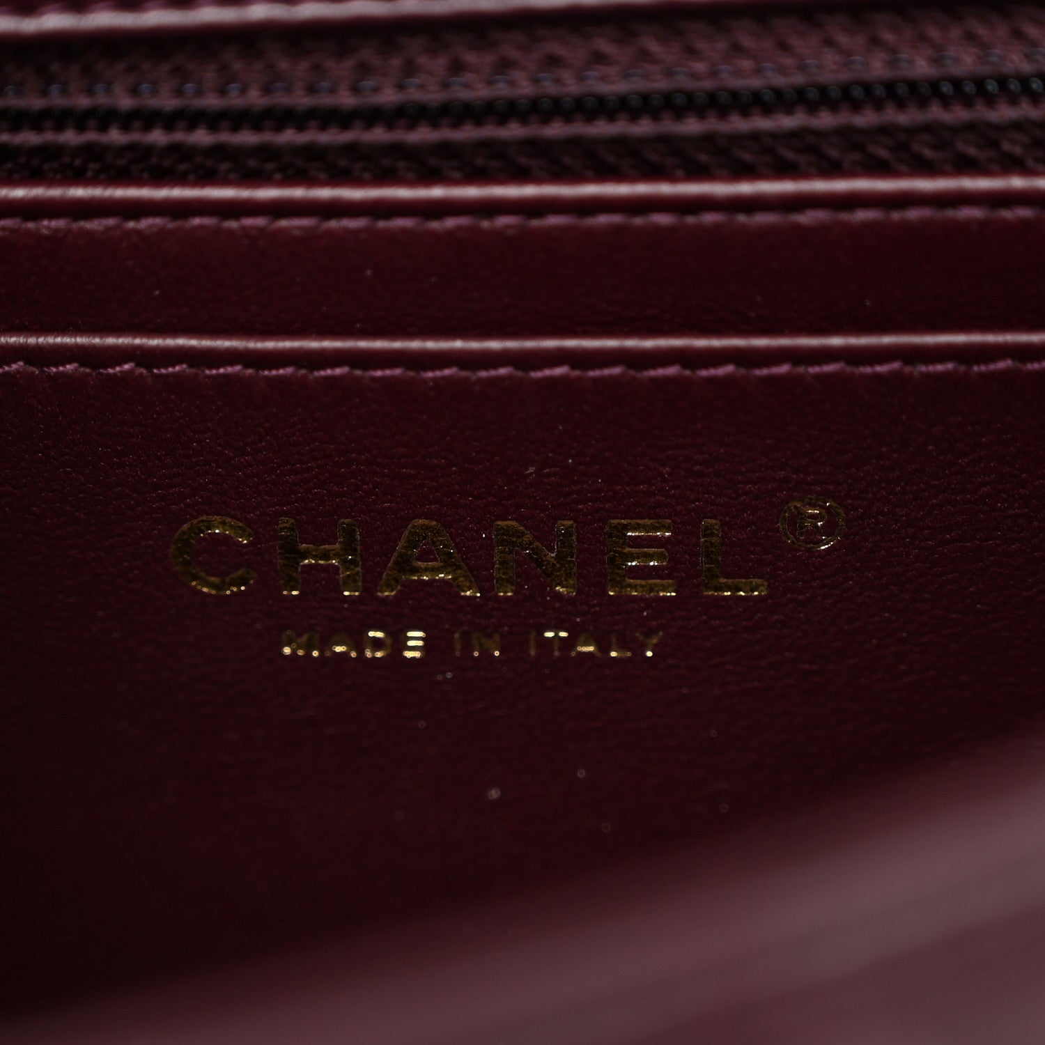 Chanel Lambskin Quilted Mini Rectangular Flap Burgundy 6 of 11