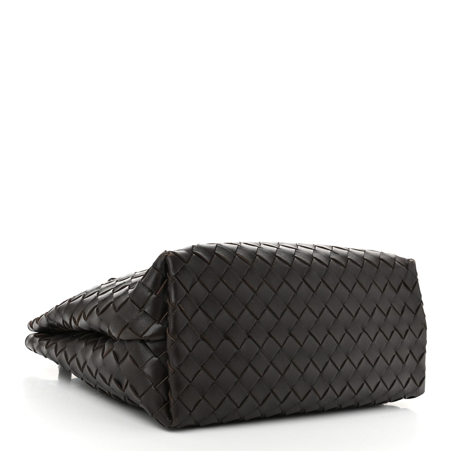 Nappa Intrecciato Medium Andiamo Shoulder Bag Fondant