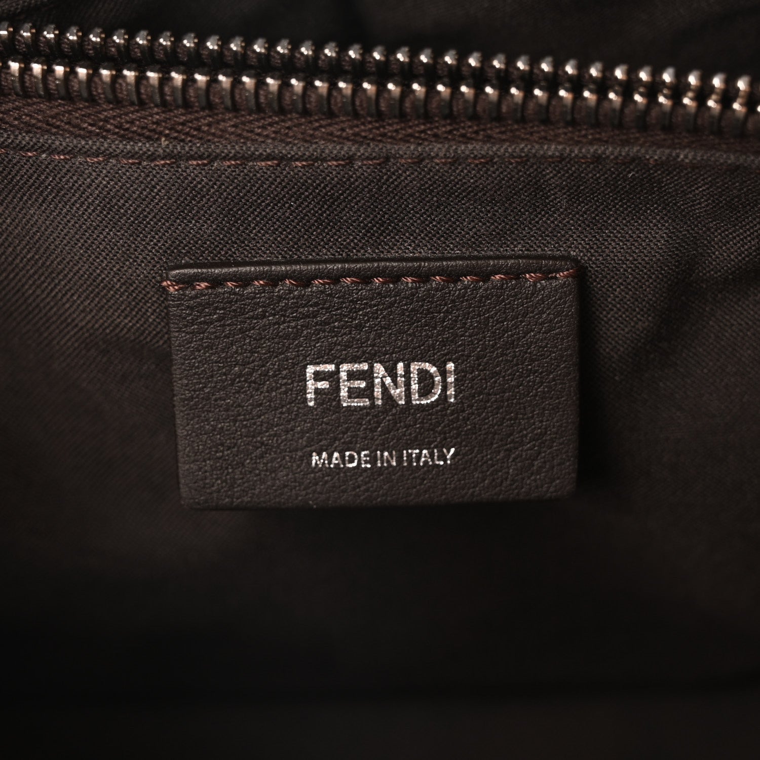Fendi Vitello King Logo Embossed Medium By The Way Boston Bag Cuoio 6 of 10