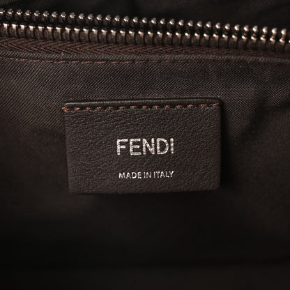 Fendi Vitello King Logo Embossed Medium By The Way Boston Bag Cuoio 6 of 10