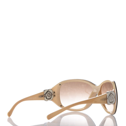 Chanel Camellia CC Sunglasses 6032 Beige 4 of 6