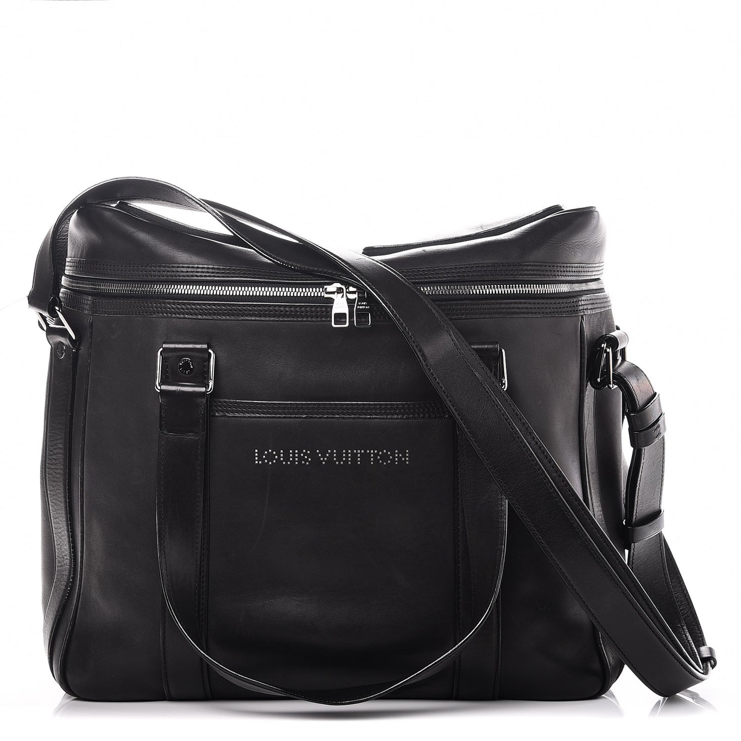 Bequia Leather 2 Way DJ Bag Black