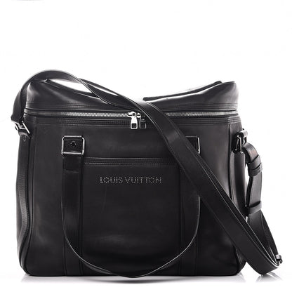 Louis Vuitton Bequia Leather 2 Way DJ Bag Black 1 of 10