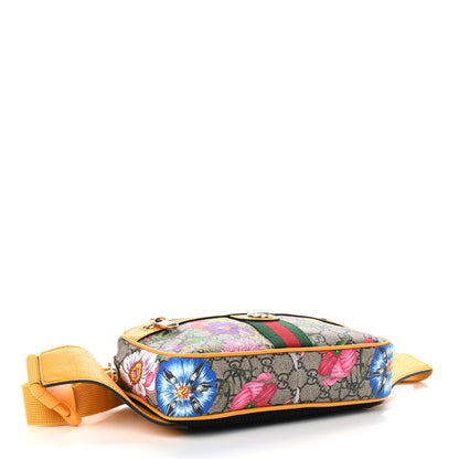 Gucci GG Supreme Monogram Flora Medium Ophidia Belt Bag Beige Multicolor Crop 4 of 9