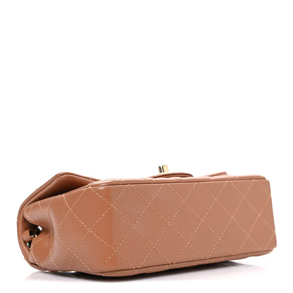 Chanel Lambskin Quilted Mini Rectangular Flap Brown 4 of 11