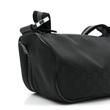 Gucci Nylon Monogram Fanny Pack Belt Bag Black 12 of 12