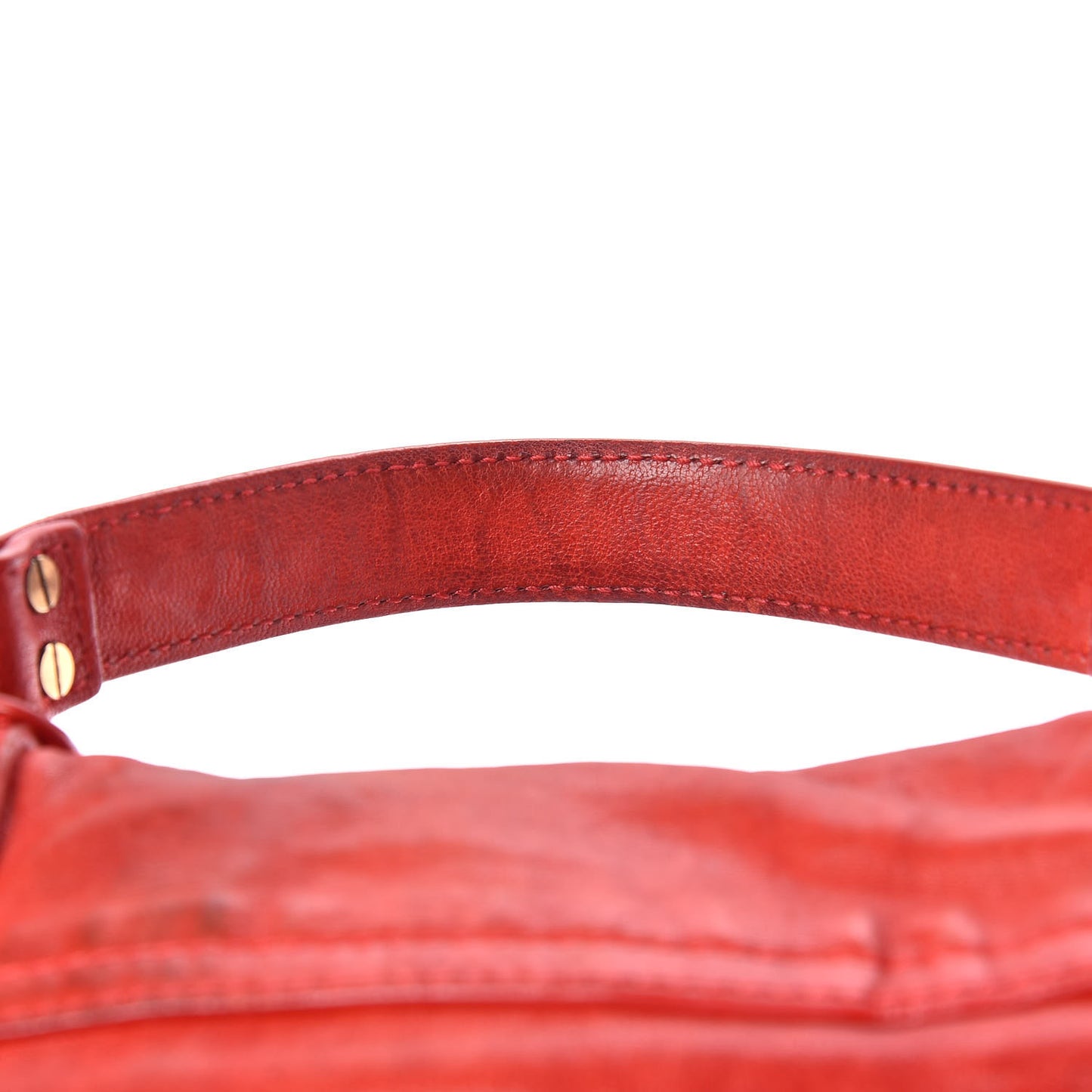 Lambskin PS1 Extra Large Satchel Lipstick Red