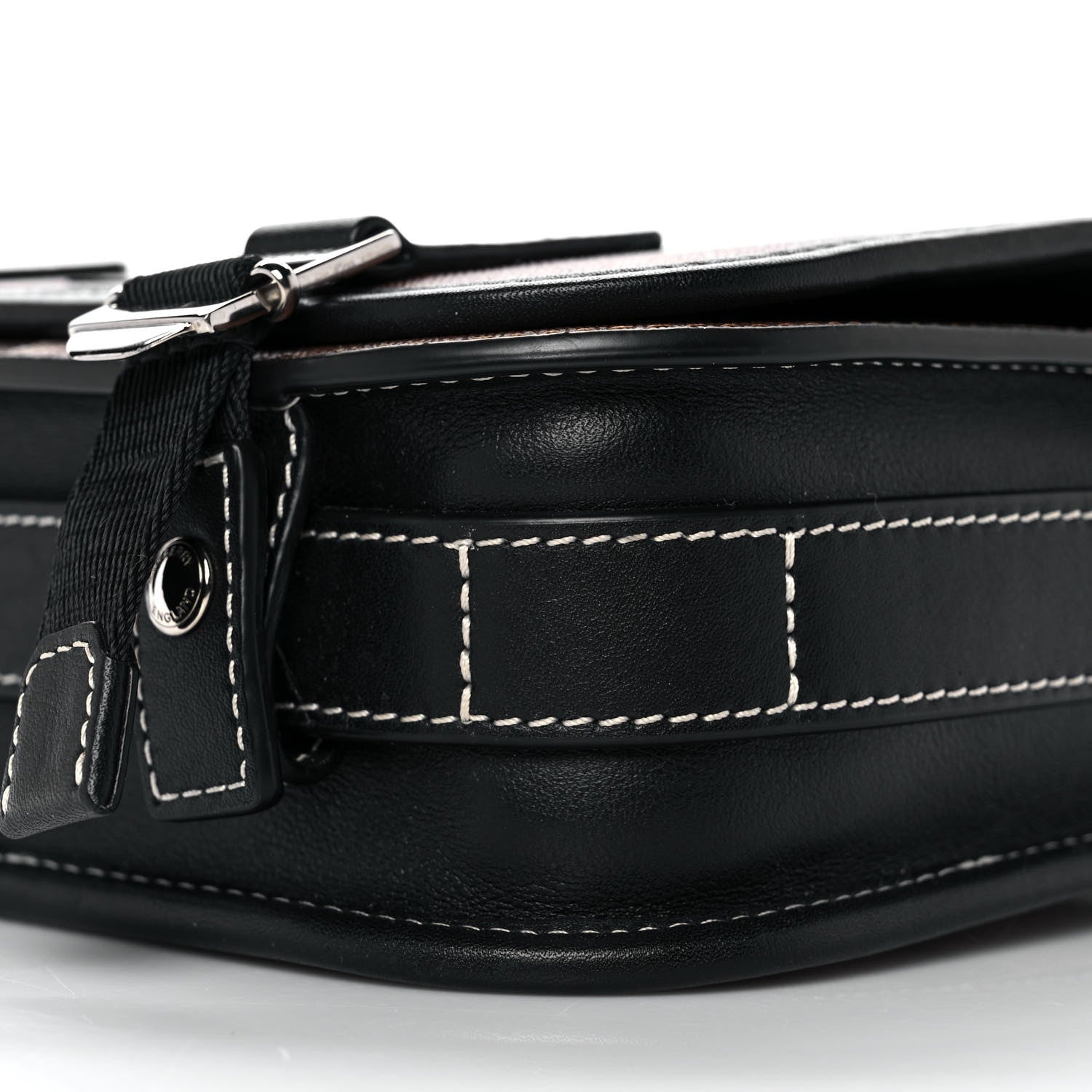 Burberry E-Canvas Giant Check Rider Crossbody Dark Cranberry 7 of 8
