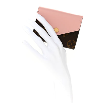 Louis Vuitton Monogram Zoe Wallet Rose Ballerine 2 of 8