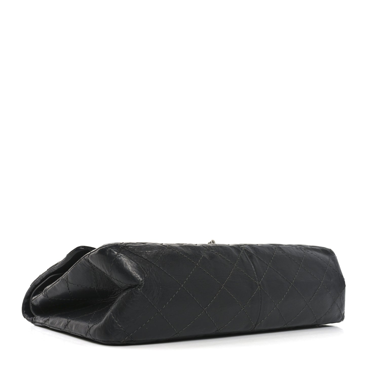 Aged Calfskin Quilted 2.55 Reissue 226 Flap Grey