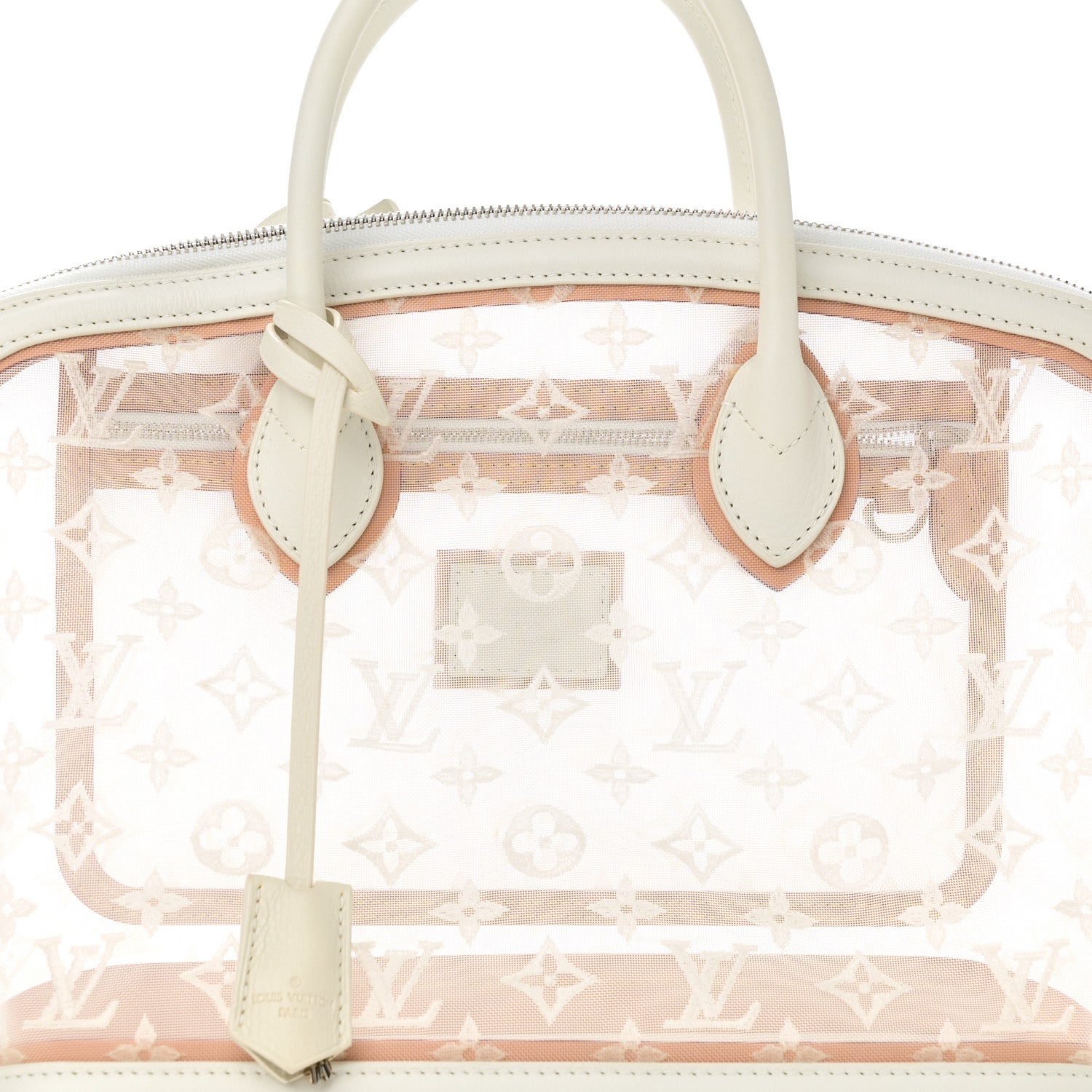 Louis Vuitton Monogram Transparence Lockit White 7 of 9