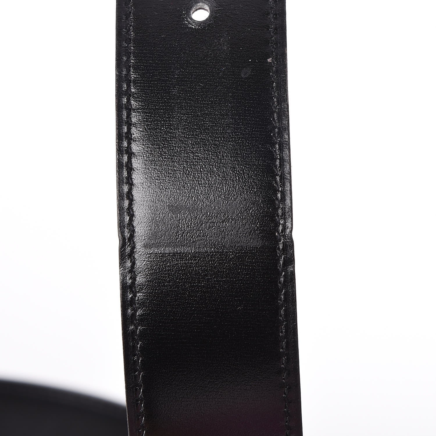 Hermes Box Togo 32mm Belt Strap 75 Black Chocolate 5 of 6
