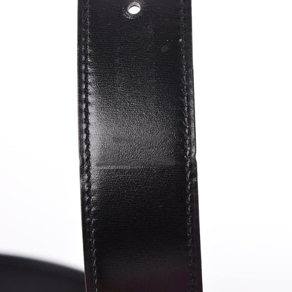Hermes Box Togo 32mm Belt Strap 75 Black Chocolate 5 of 6