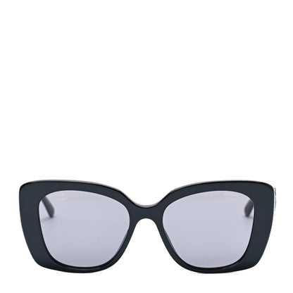 Chanel Acetate Strass Square Sunglasses 5422-B Black 2 of 6