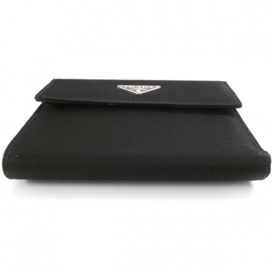 Prada Nylon Bi-Fold Wallet Black 4 of 8