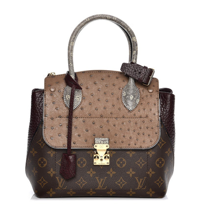 Louis Vuitton Monogram Ostrich Python Majestueux PM Bordeaux 1 of 7
