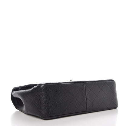 Chanel Caviar Quilted Jumbo Double Flap Black 5 of 10