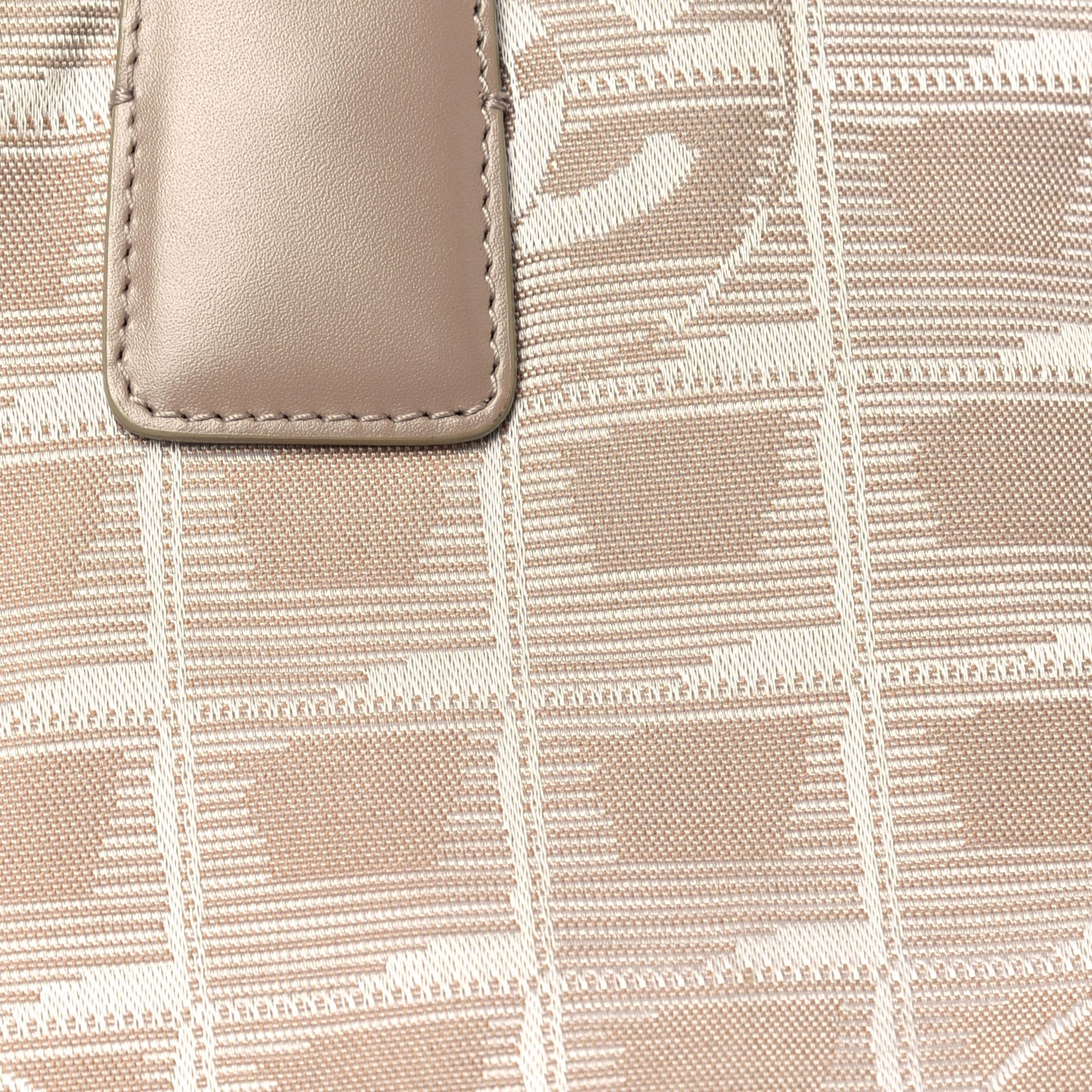 Nylon Medium Travel Tote Beige