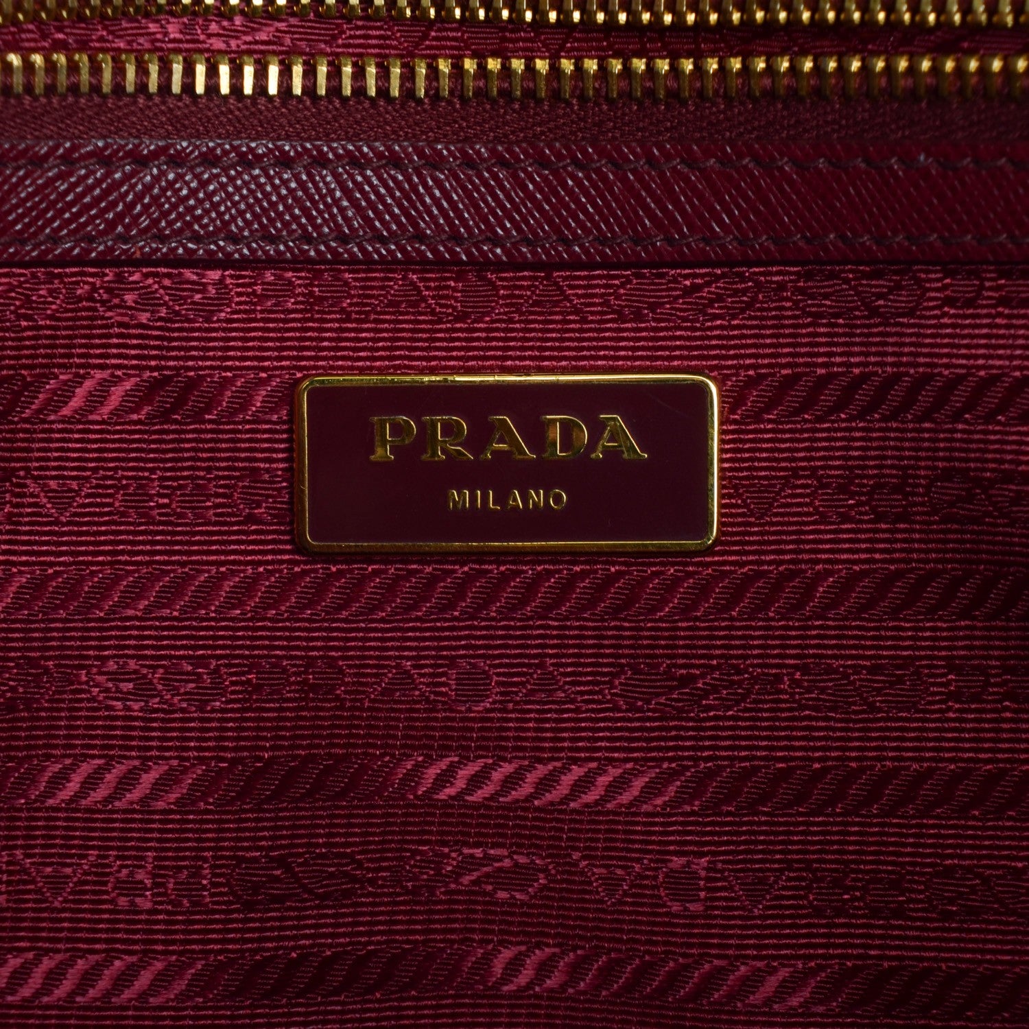 Prada Saffiano Lux Extra Large Galleria Double Zip Tote Cherry 6 of 8