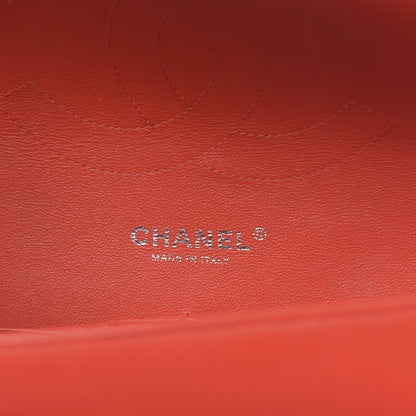 Chanel Patent Quilted Jumbo Double Flap Red 6 of 10