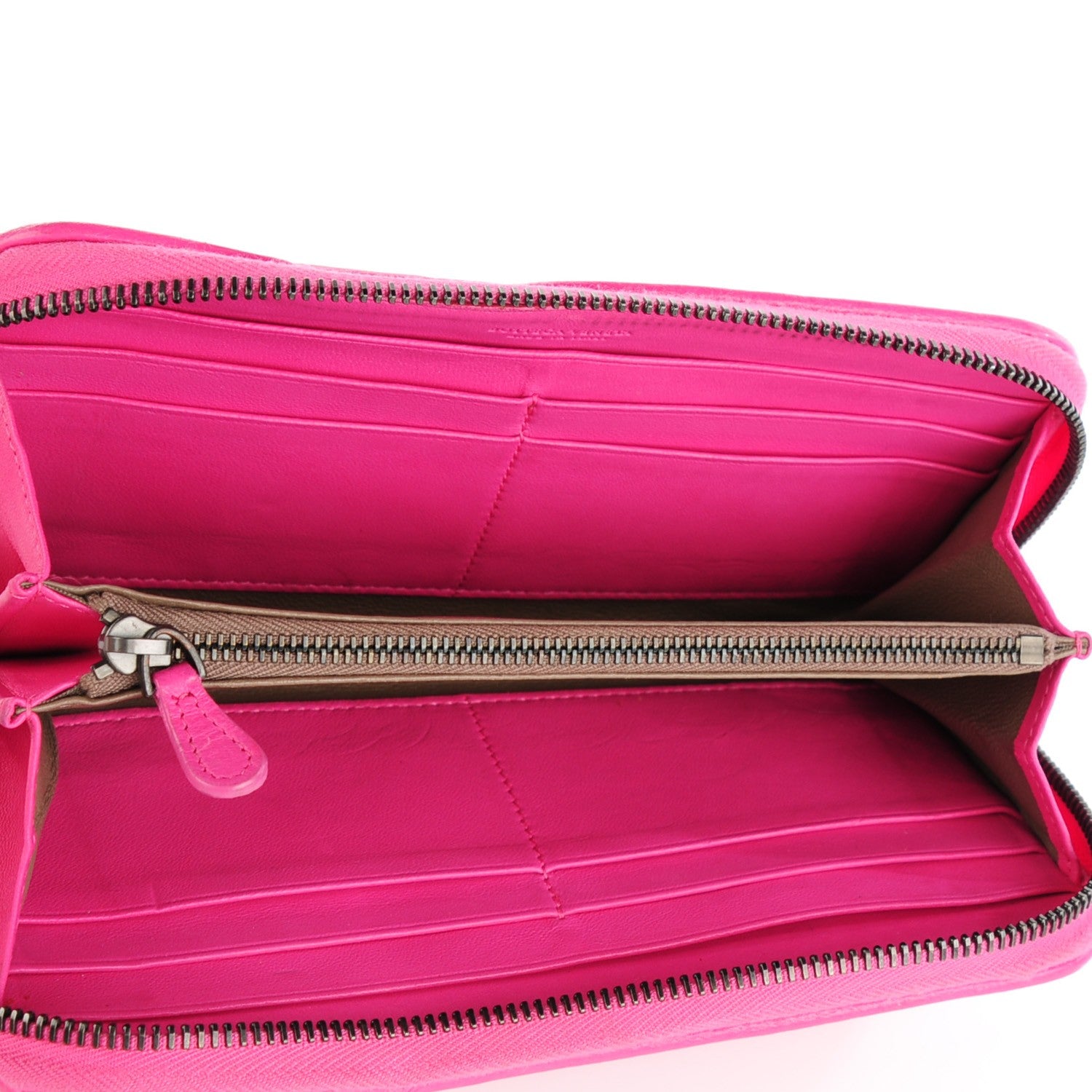 Bottega Veneta Nappa Intrecciato Zip Around Wallet 6 of 10