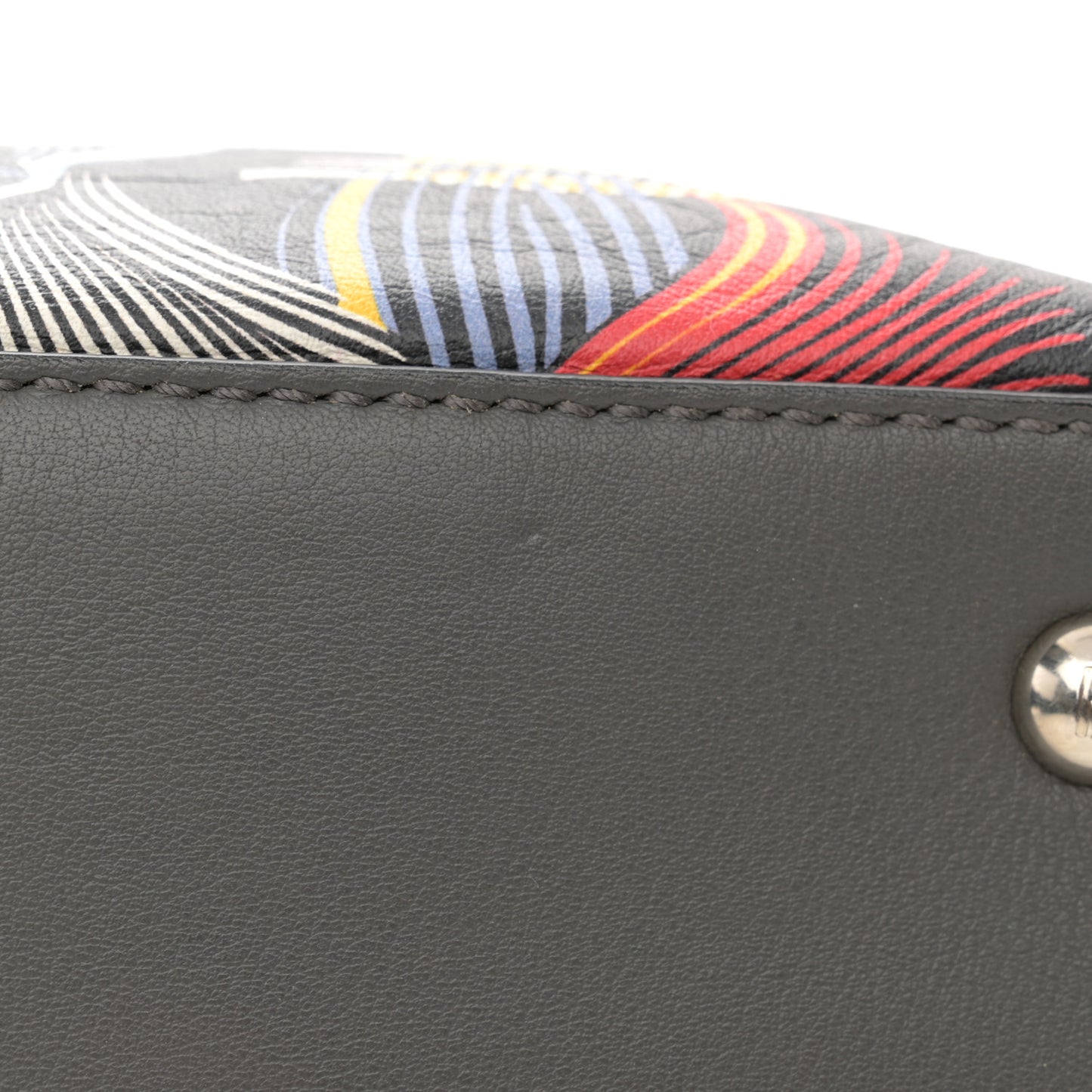 Calfskin Orchid Petite 2Jours Tote Multicolor