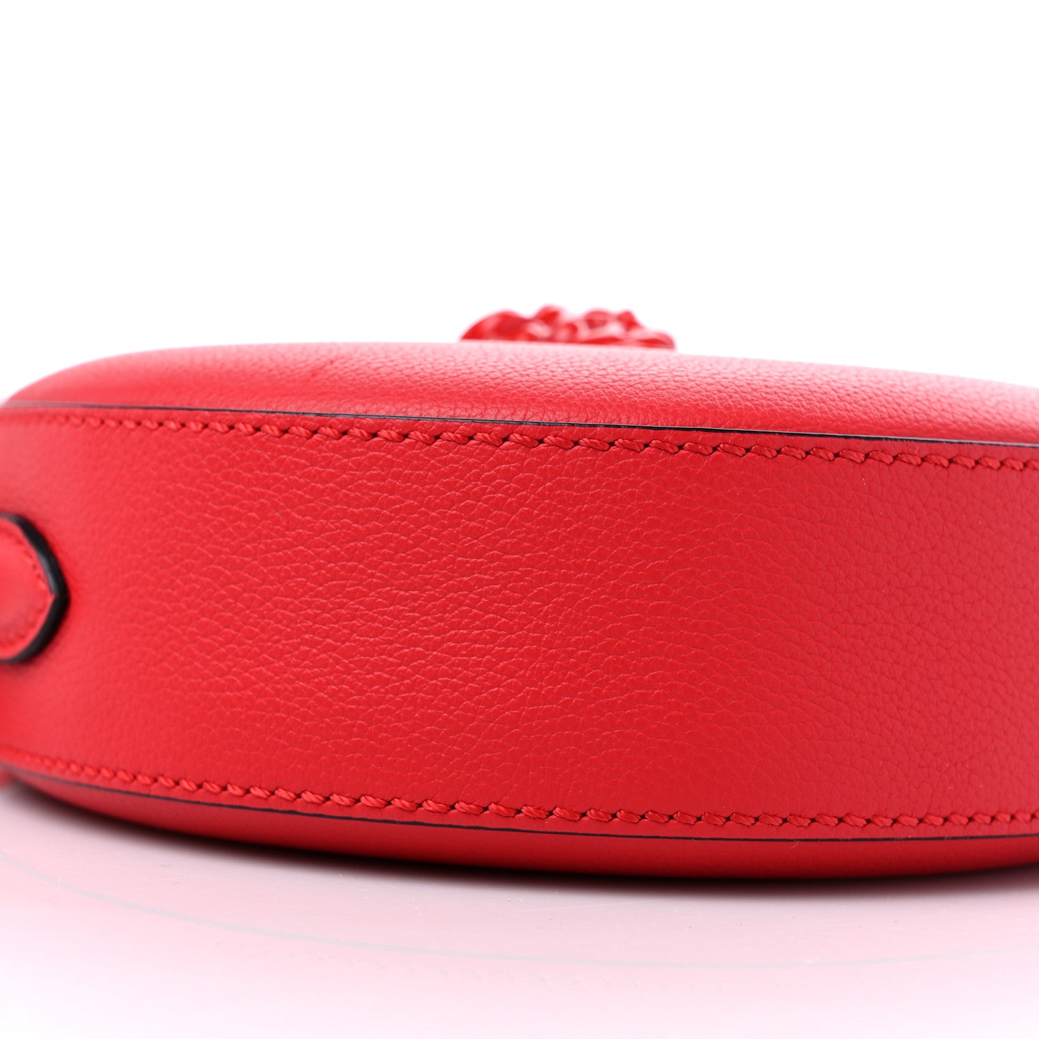 Versace Calfskin La Medusa Round Camera Bag Red 7 of 8