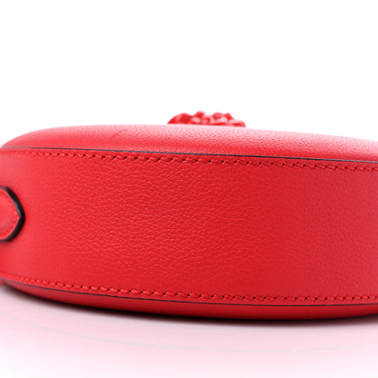 Versace Calfskin La Medusa Round Camera Bag Red 7 of 8