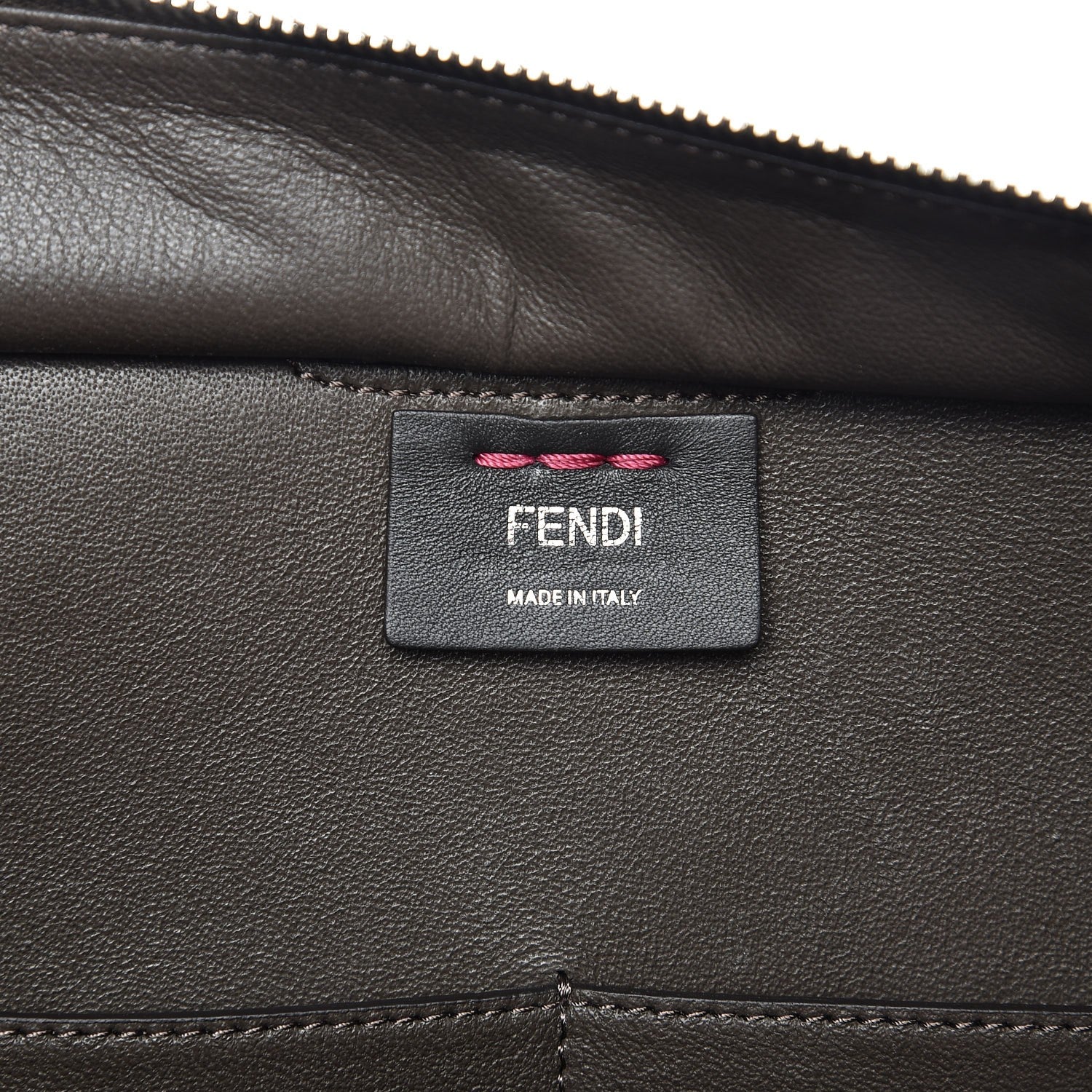 Fendi Vitello Dolce Shiny Nappa Petite 3Jours Tote Magenta Carbone 7 of 8