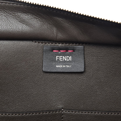Fendi Vitello Dolce Shiny Nappa Petite 3Jours Tote Magenta Carbone 7 of 8