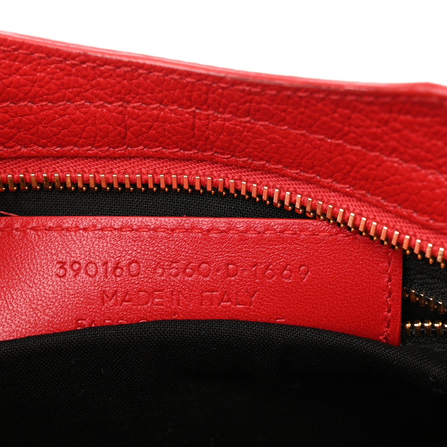 Balenciaga Chevre Gold Metallic Edge Hardware Mini City Rouge Grenade 7 of 11