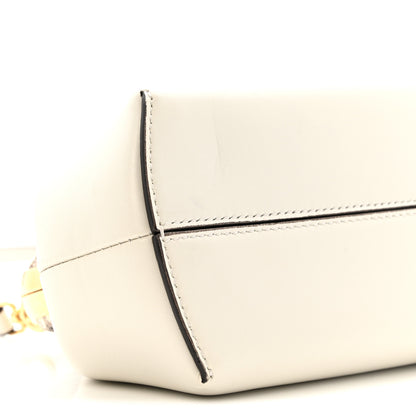 Fendi Shiny Nappa Snakeskin Small Fendi First White Roccia 9 of 12