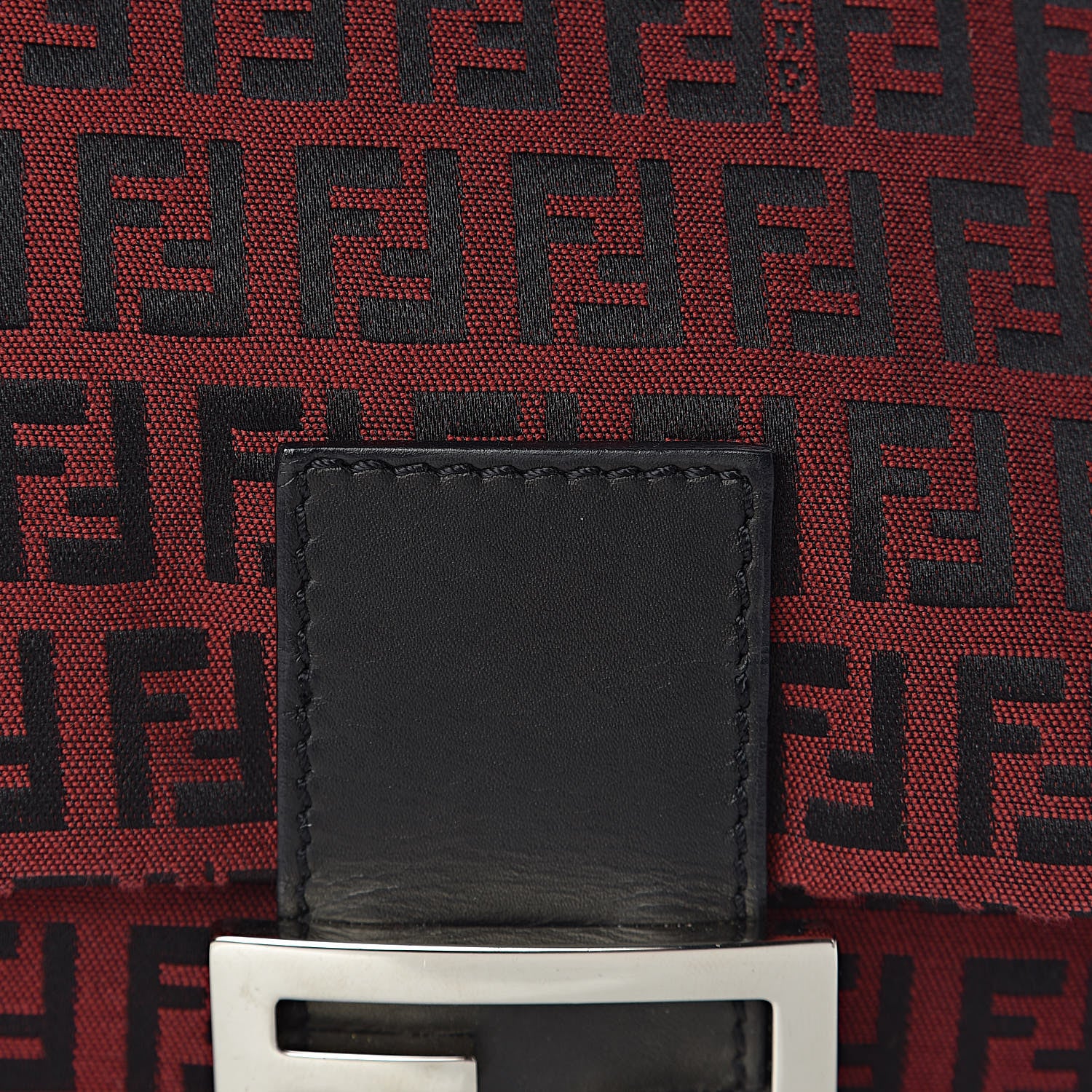 Fendi Zucchino Mama Baguette Red 9 of 12