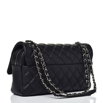 Chanel Caviar Quilted Jumbo Easy Flap Black 3 of 9
