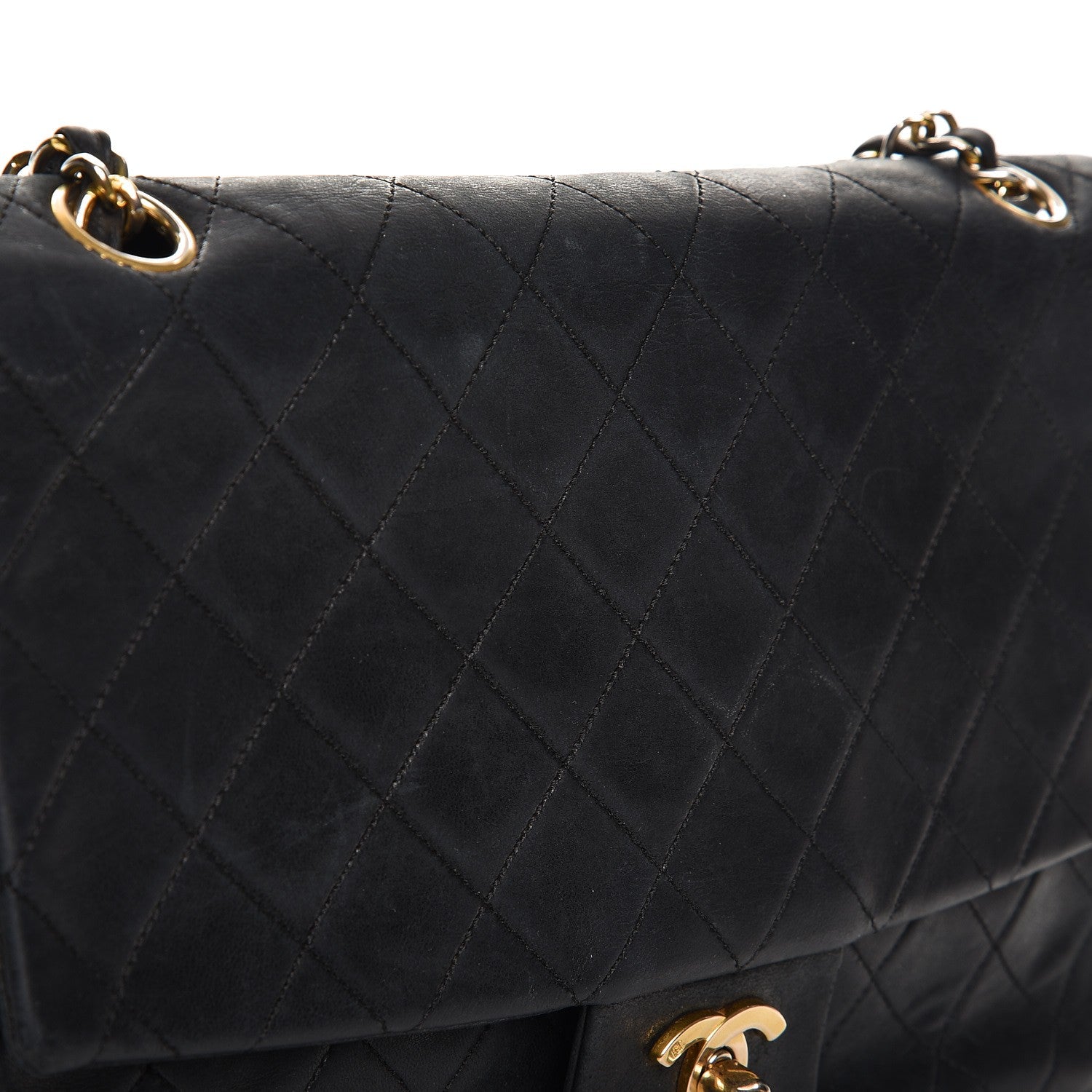 Chanel Lambskin Medium Single Flap Black 12 of 14
