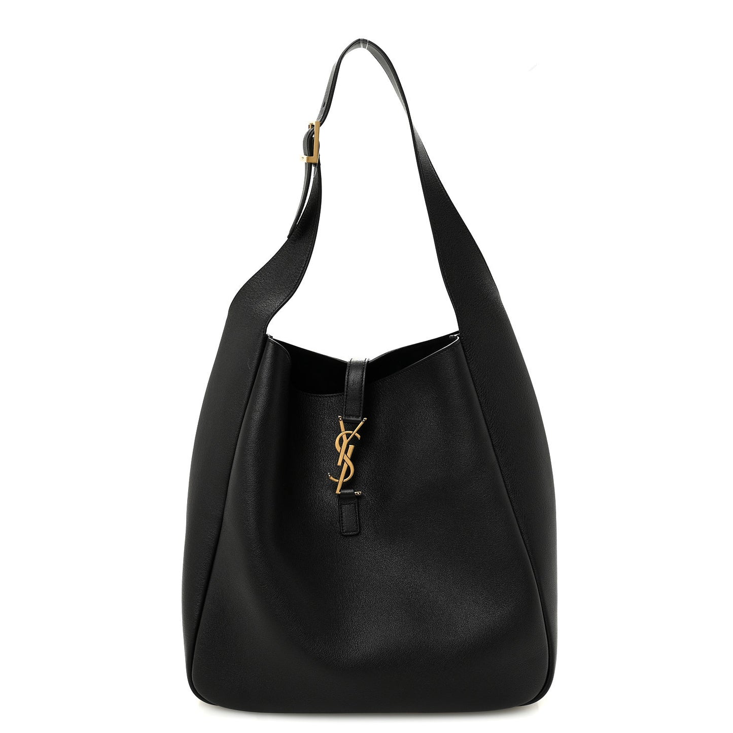 Supple Calfskin Large Le 5 A 7 Soft Hobo  Black