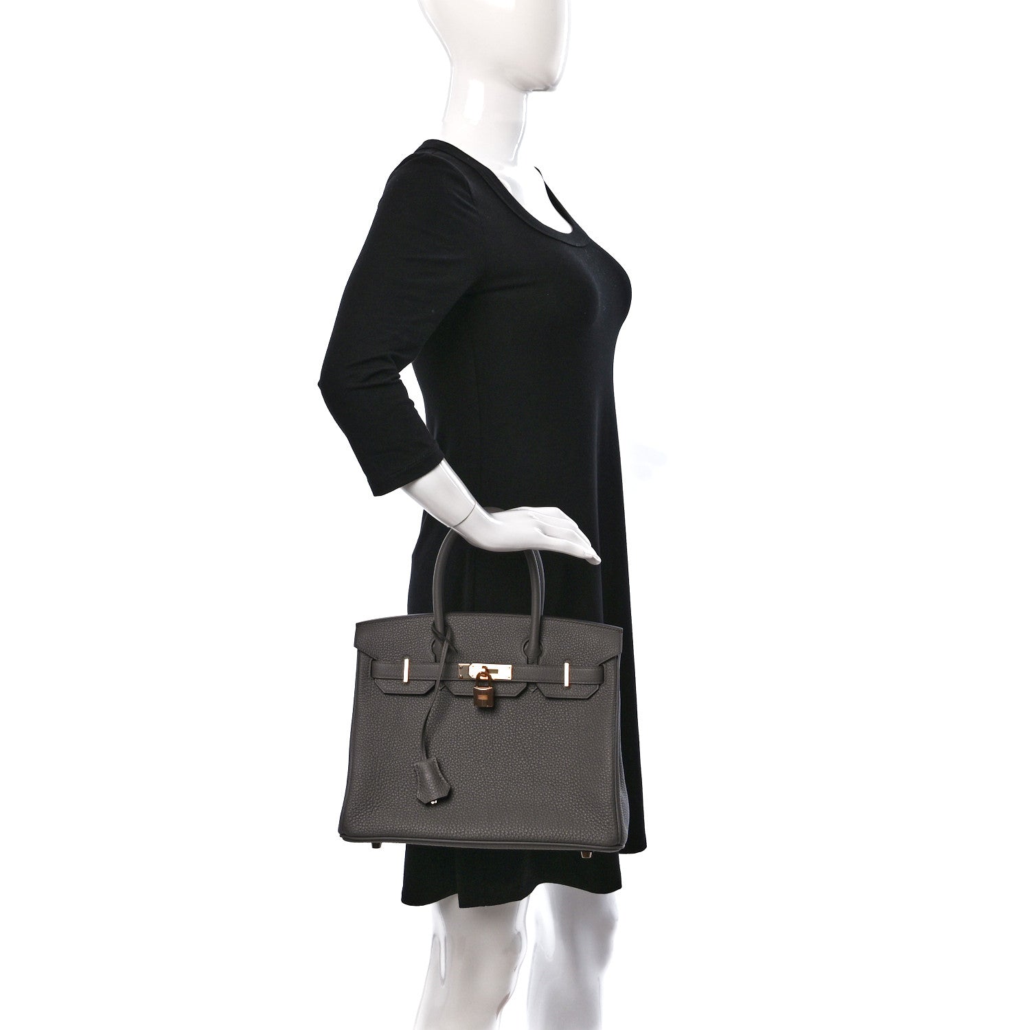 Hermes Togo Birkin 30 Etain 2 of 10