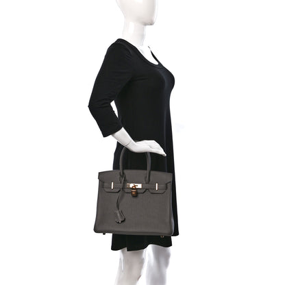 Hermes Togo Birkin 30 Etain 2 of 10