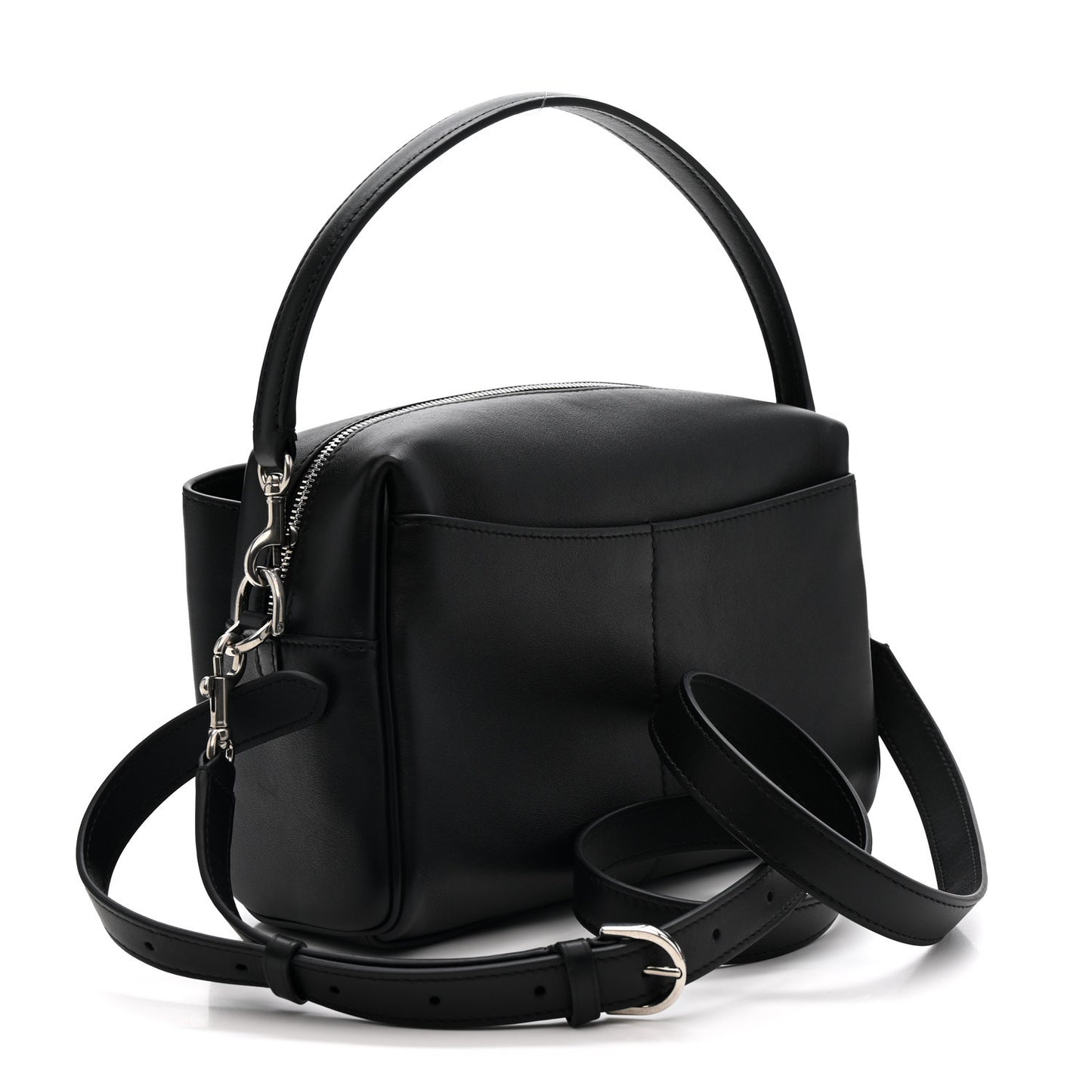 Smooth Calfskin Rodeo Camera Bag Black