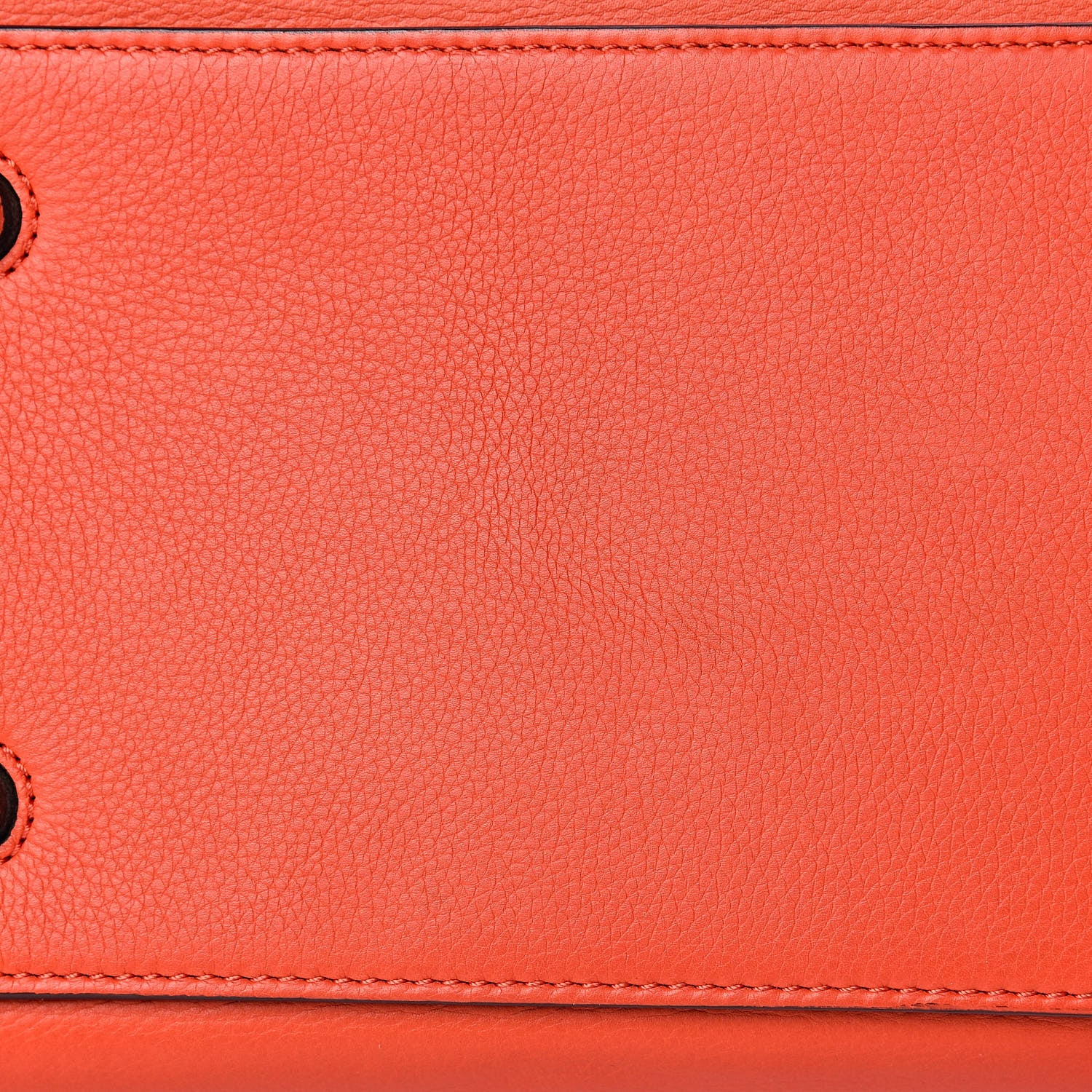 Celine Grained Calfskin Medium Edge Shoulder Bag Vermillion 13 of 14