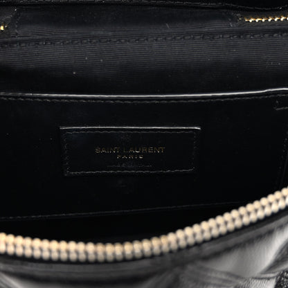 Saint Laurent Grain de Poudre Quilted 80's Vanity Bag Black 6 of 9