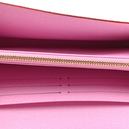 Louis Vuitton Monogram Multicolor Sarah Wallet White Litchi 5 of 8