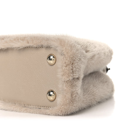 Louis Vuitton Mink Goatskin Capucines BB Beige 9 of 10