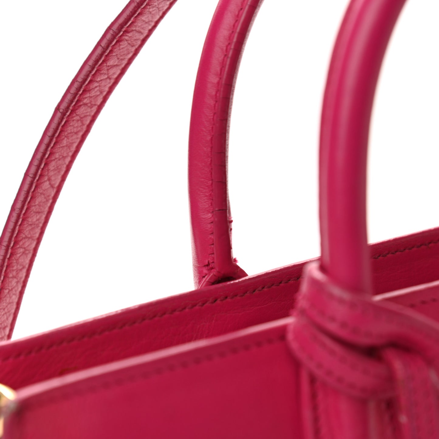 Calfskin Nano Sac De Jour Lipstick Fuchsia