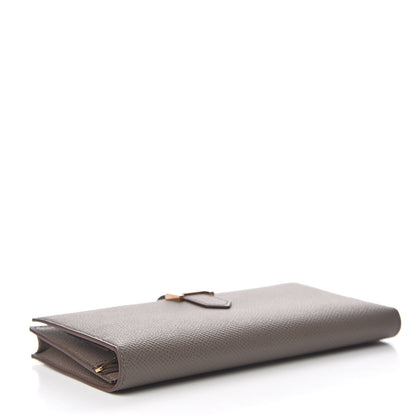 Hermes Epsom Bearn Gusset Wallet Etain 4 of 8